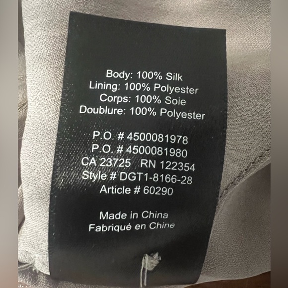 NWOT Babaton Silk Taupe Dress - Picture 5 of 7